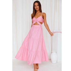 NEED TO KNOW NOW MAXI DRESS PINK
